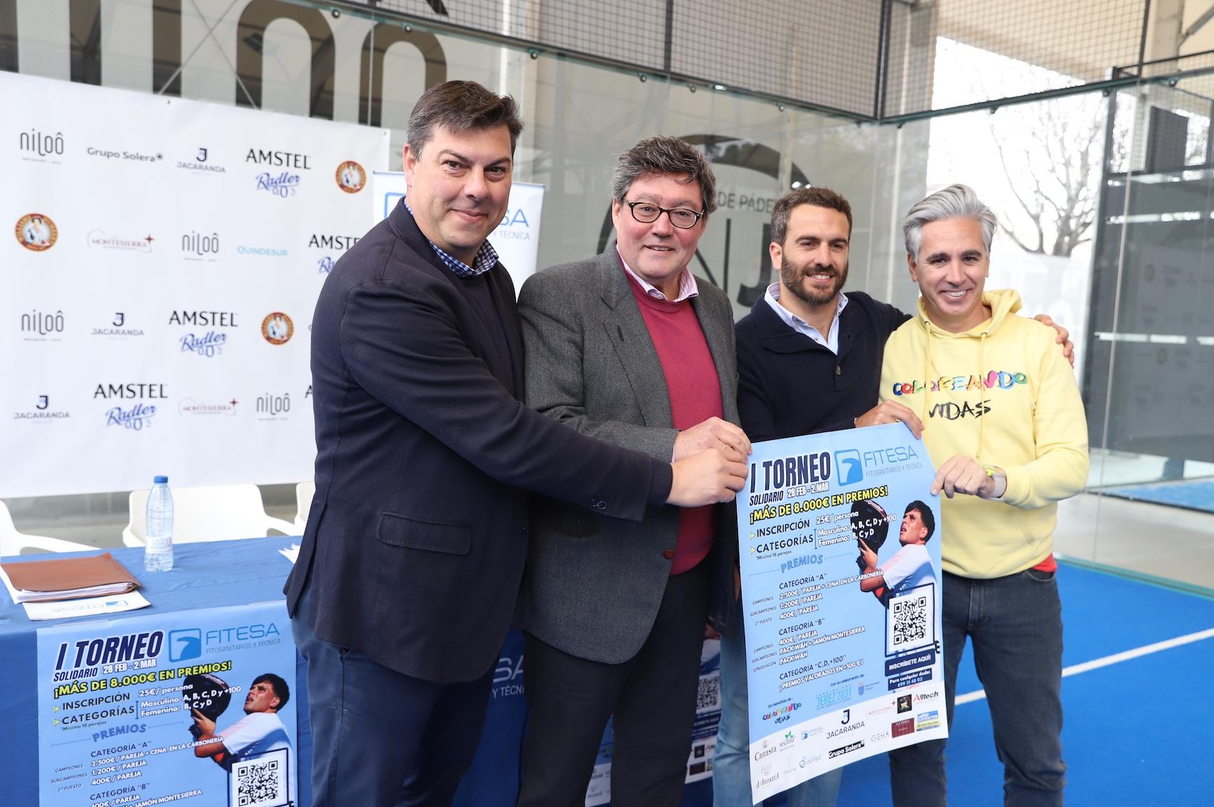 Primer Gran Torneo Benéfico de Pádel Fitesa en Jerez