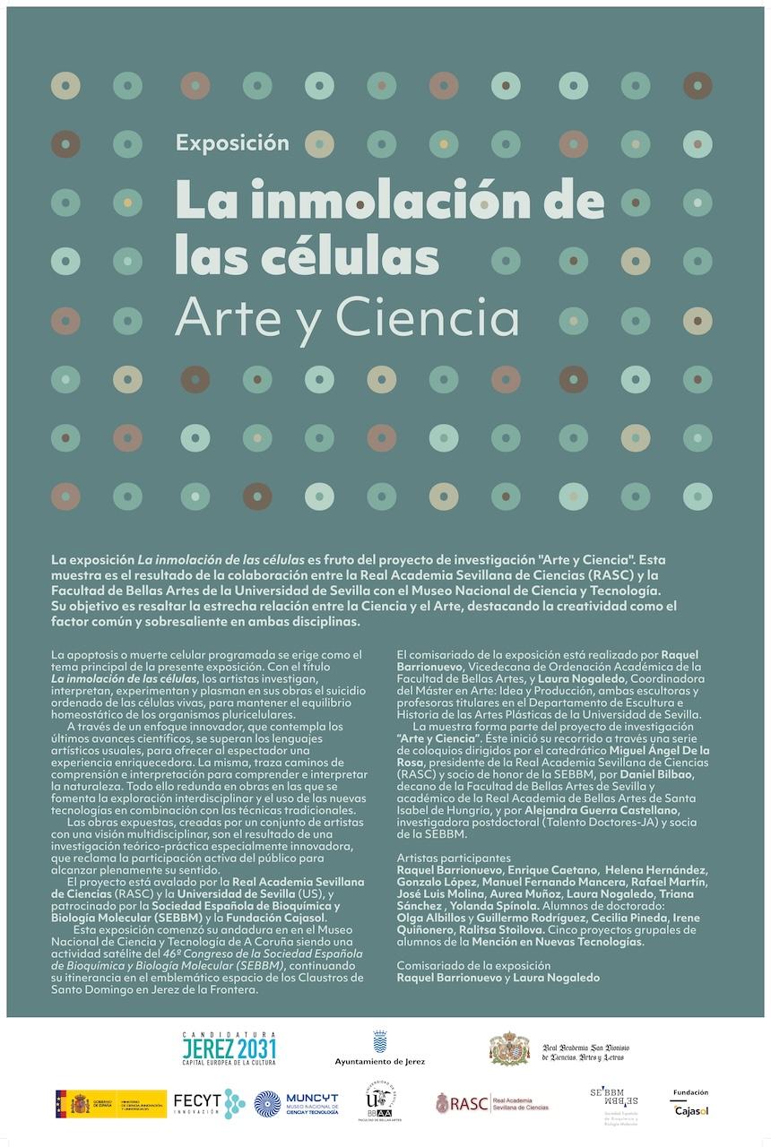 La exposición 'La inmolación de las células' aborda en Jerez la relación entre arte y ciencia