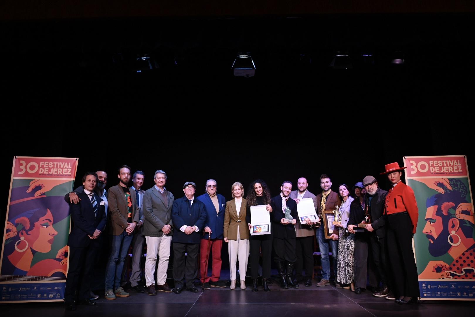 El Festival de Jerez entrega los premios a los artistas más destacados de la pasada edición