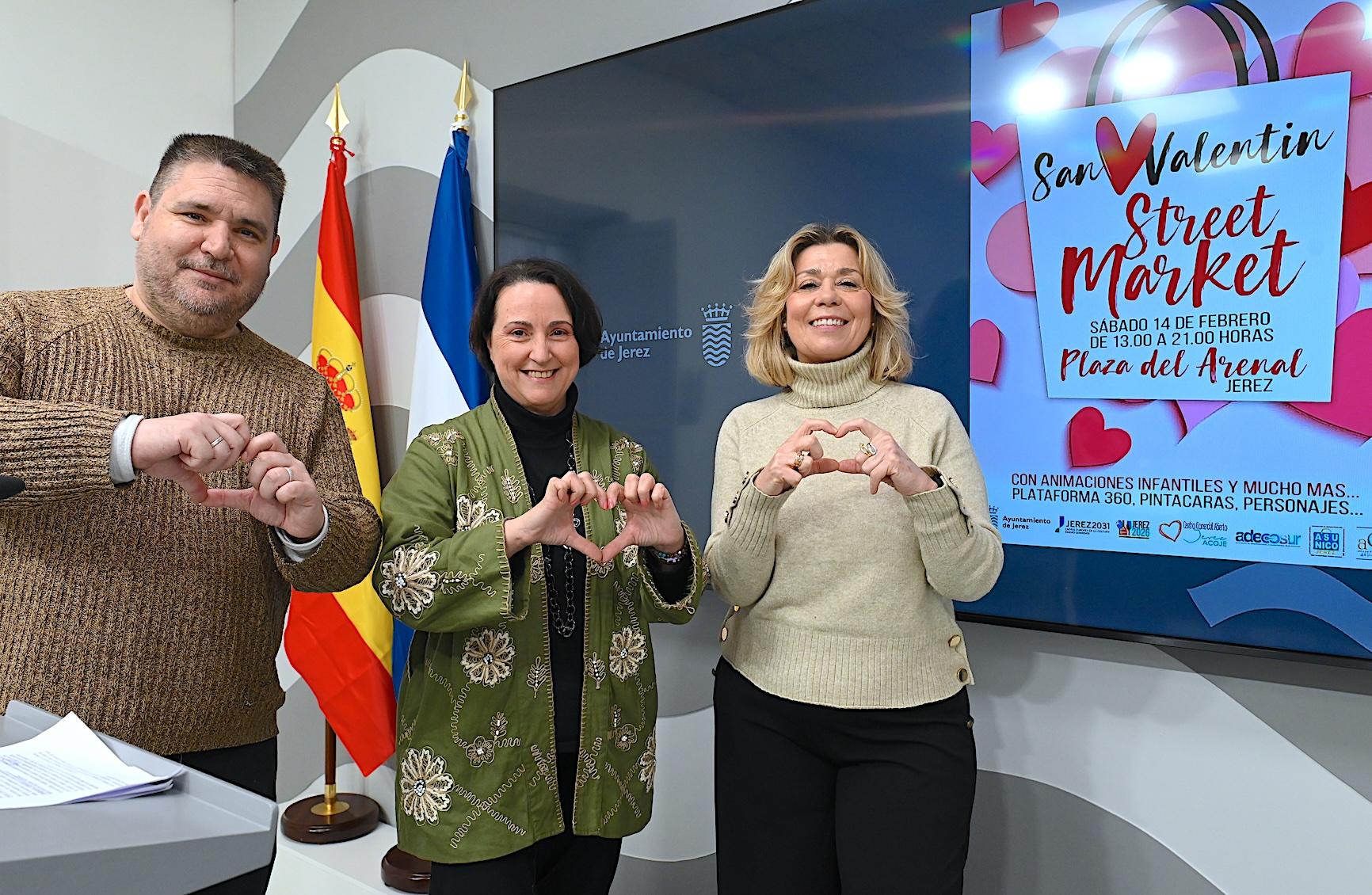 La Plaza del Arenal de Jerez acoge San Valentín Street Market este 14 de febrero