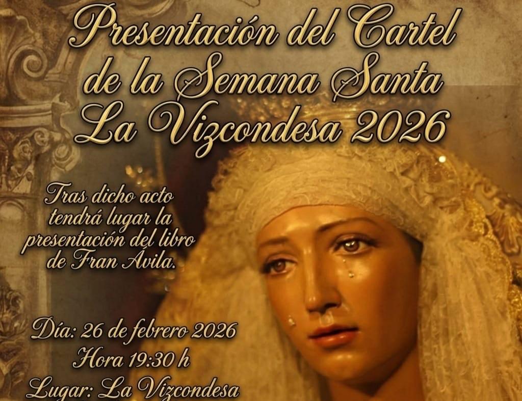 Primer cartel benéfico de Semana Santa, 'La Vizcondesa'
