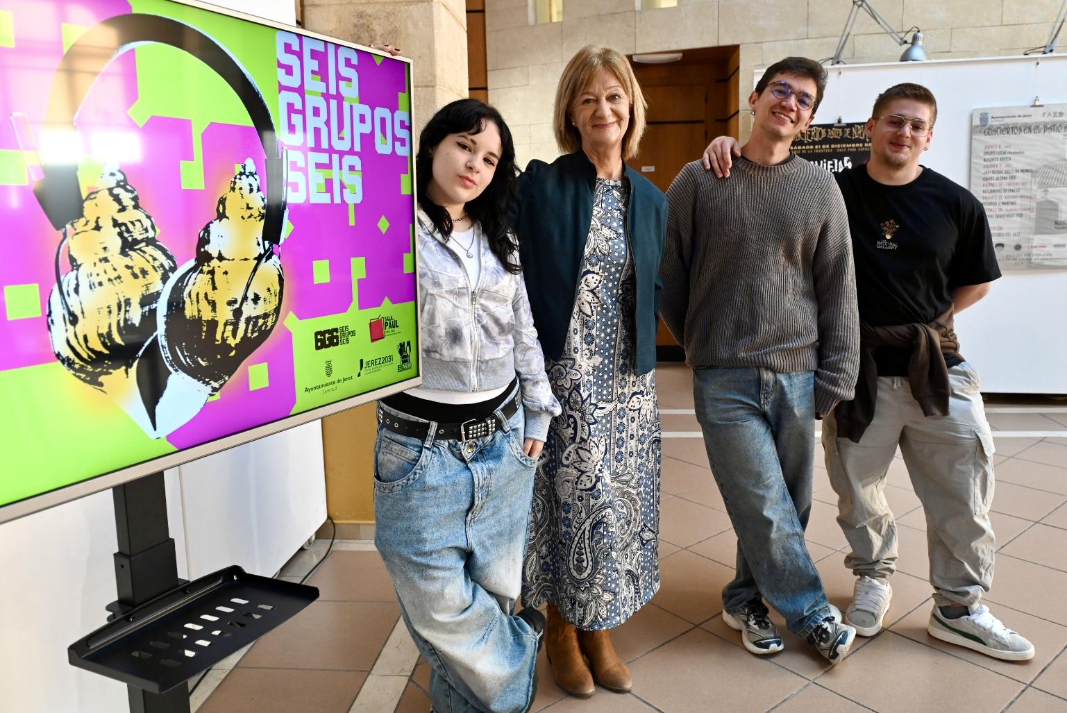 La Delegación de Juventud de Jerez presenta una nueva edición del Certamen Musical 6 Grupos 6 