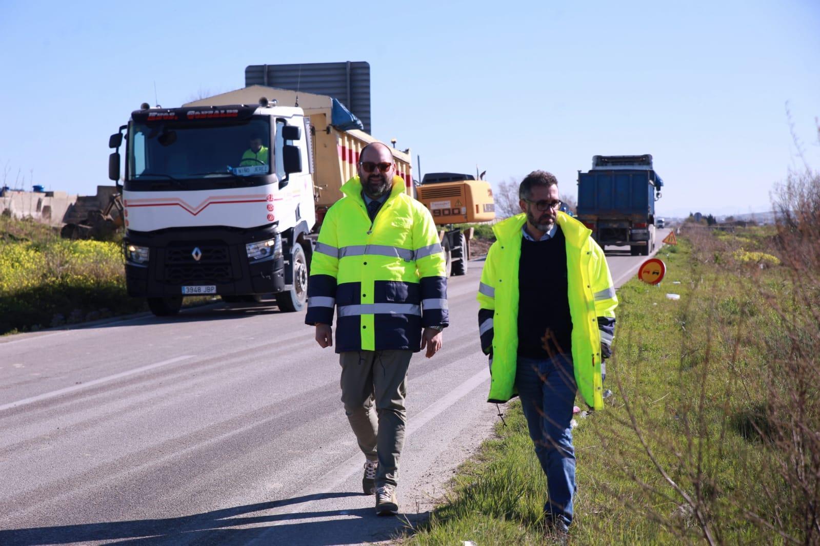 Diputación aprueba obras de emergencia para carreteras de Jerez y Costa Noroeste e inicia los trabajos en Doña Blanca