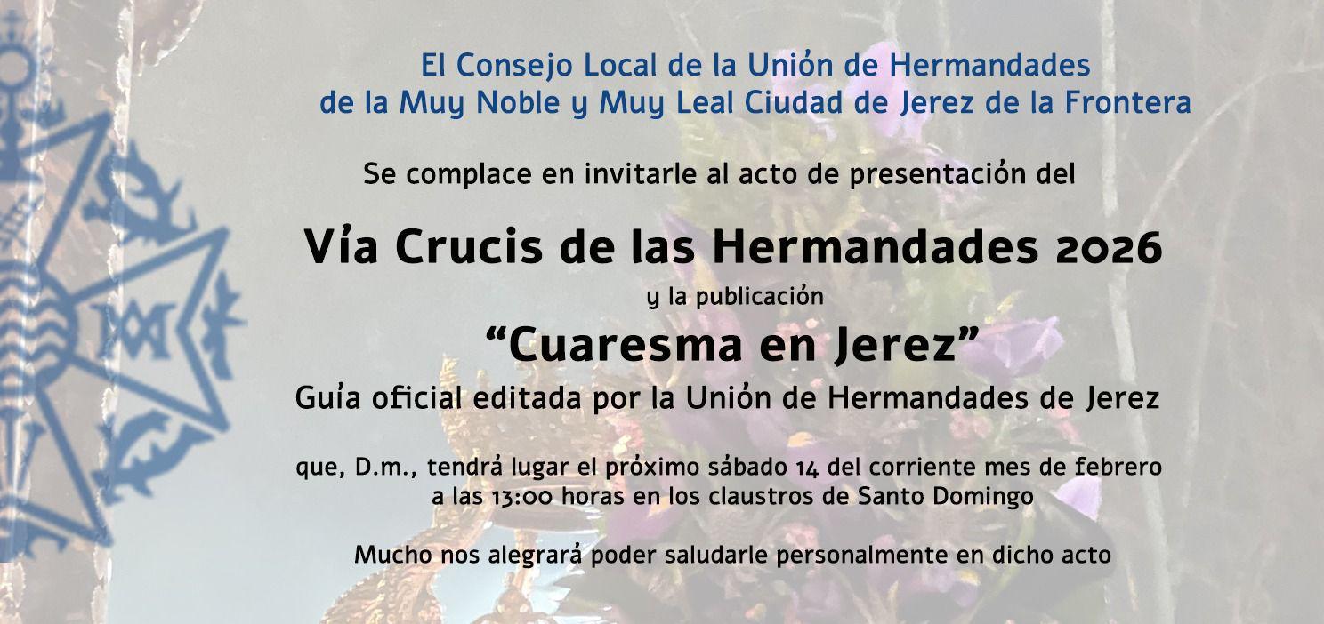 Presentación de la guía 'Cuaresma en Jerez 2026'