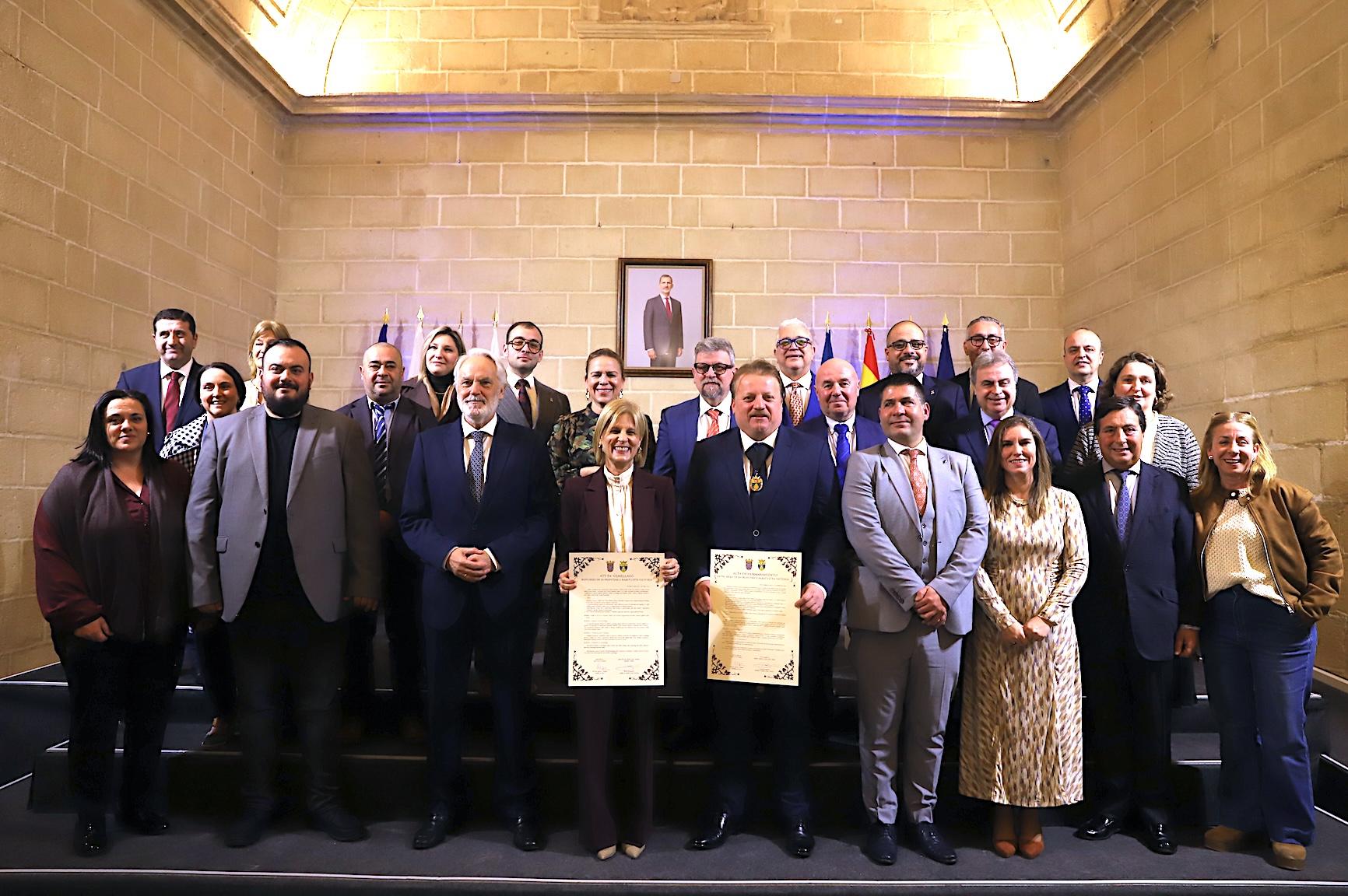 La cultura y la defensa de los valores europeos hermanan a las ciudades de Jerez y Victoria 