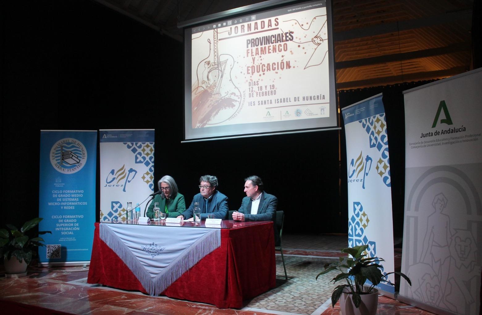 Inauguradas en Jerez las Jornadas Provinciales de Flamenco y Educación