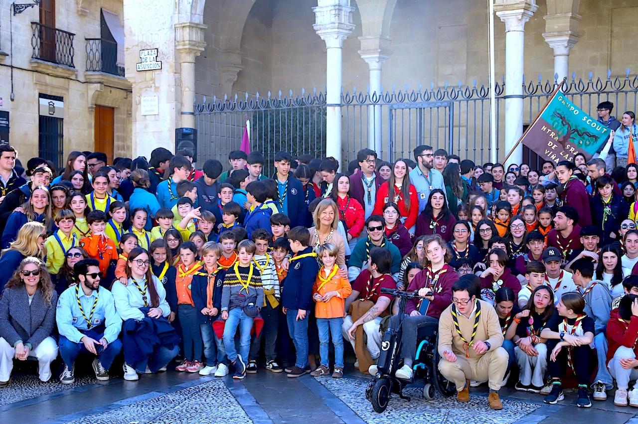 El Movimiento Scout conmemora en Jerez el Día del Fundador