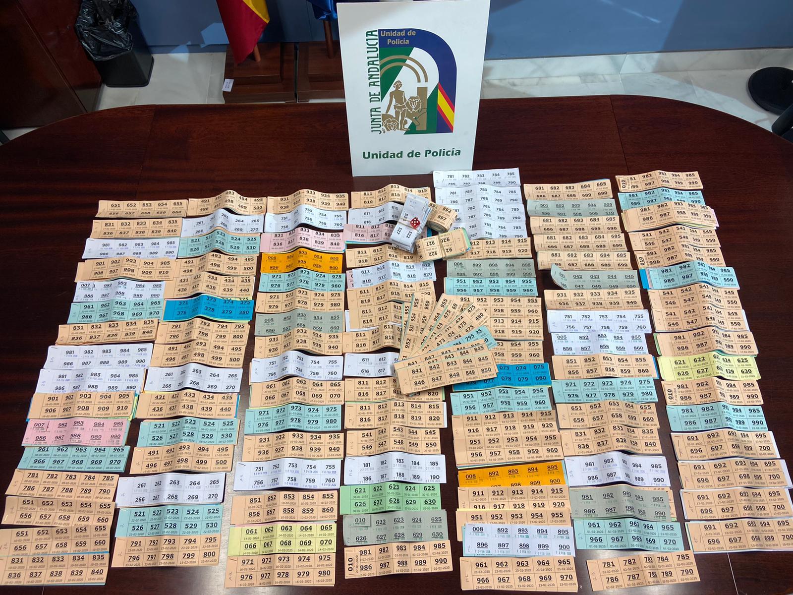 Incautados casi 24.000 boletos ilegales de la lotería ‘El Numerito’