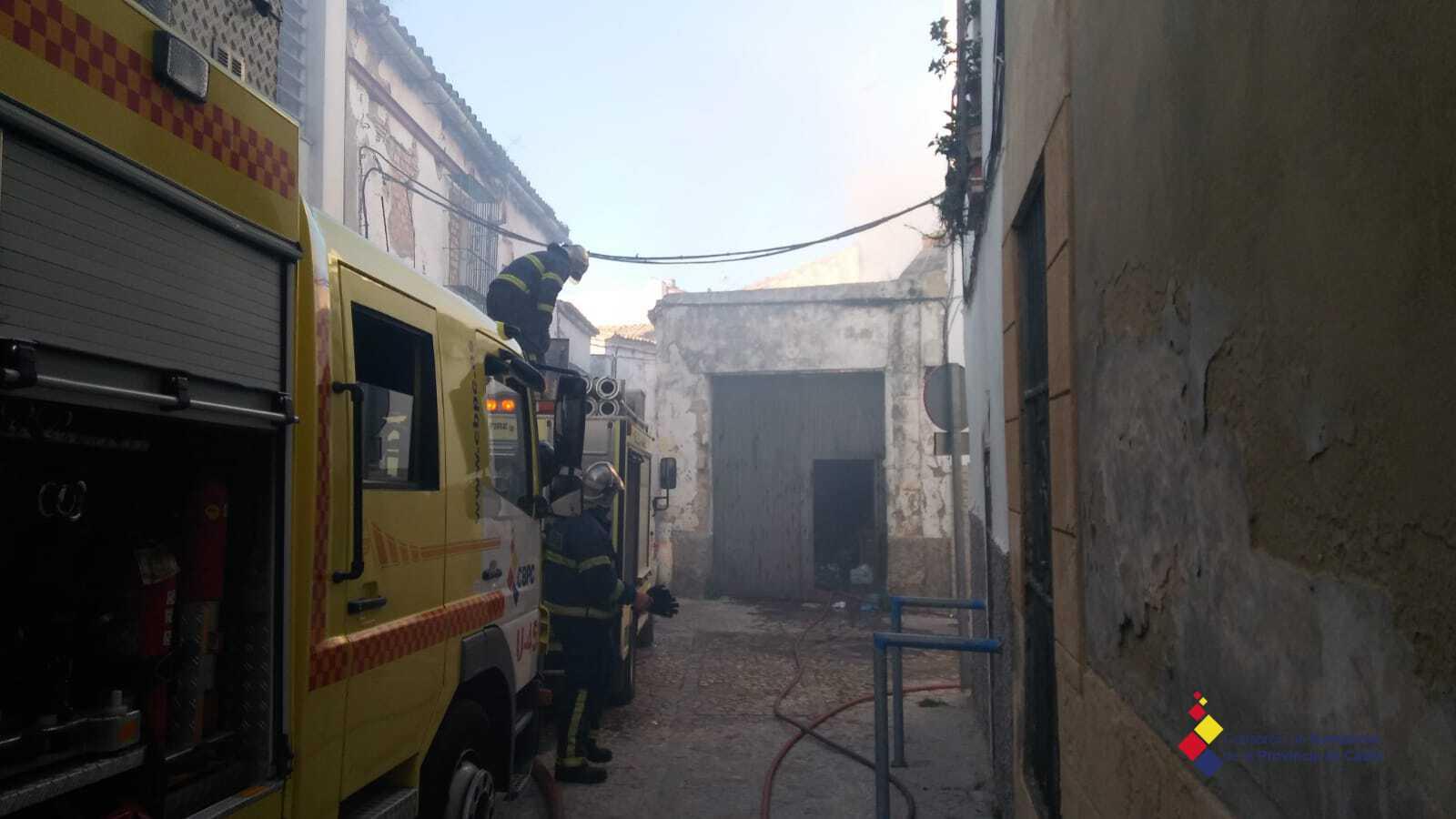 Nuevo incendio en una vivienda abandonada de Jerez