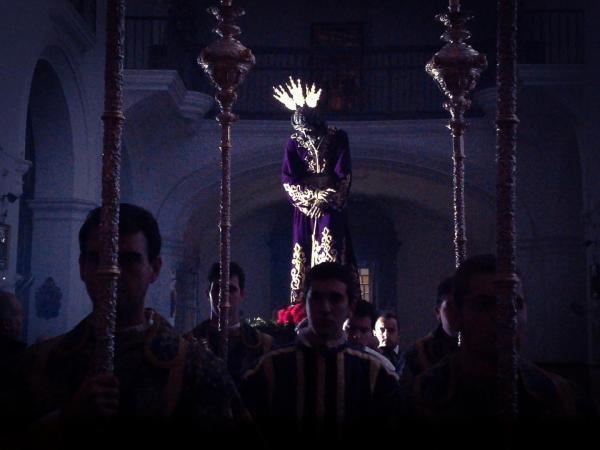 'Santo Ángel' hace este lunes el traslado del Señor de la Vía Crucis