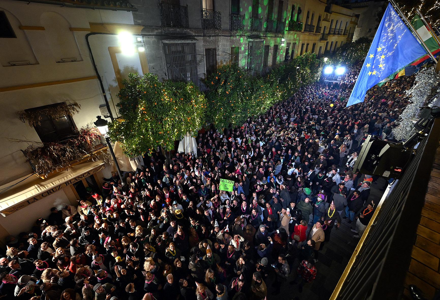 Extraordinario éxito de la fiesta de Fin de Año y las Campanadas de Canal Sur en Jerez