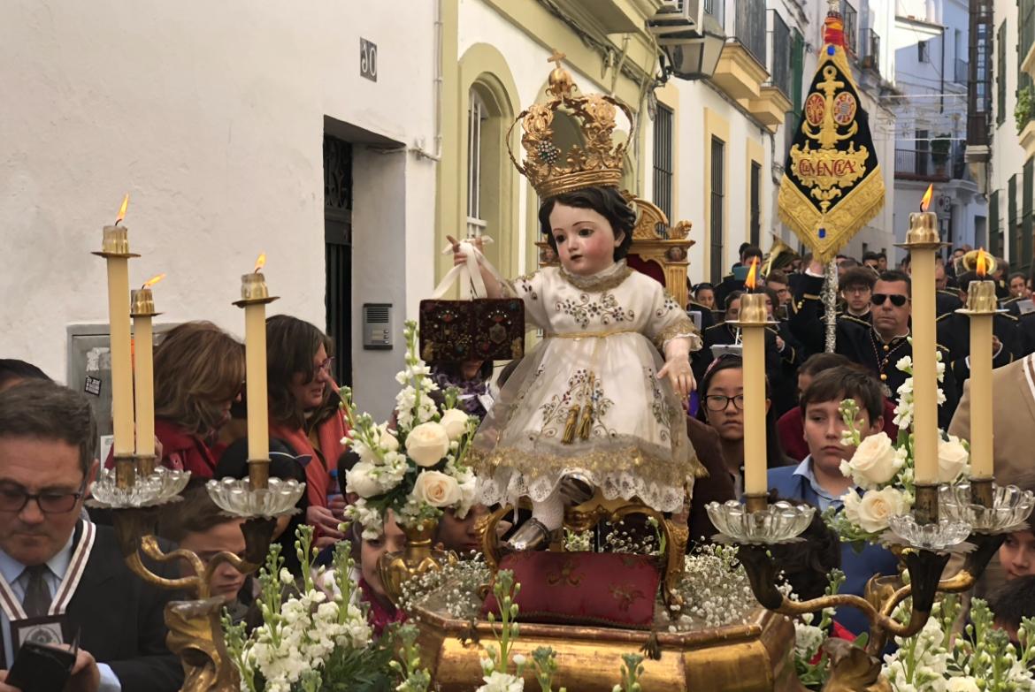 Este sábado, procesión del Niño de la Virgen del Carmen