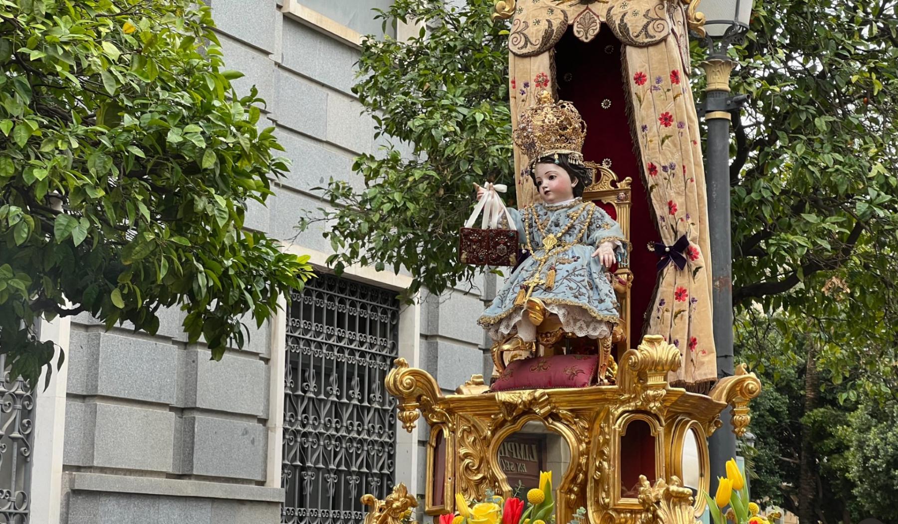 El sábado 11 de enero, procesión del Niño de la Virgen del Carmen