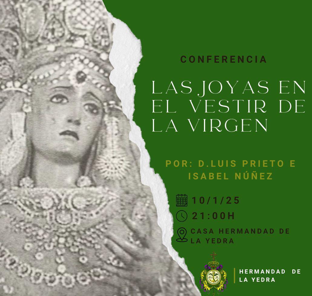 ''Las joyas, en el vestir de la Virgen''