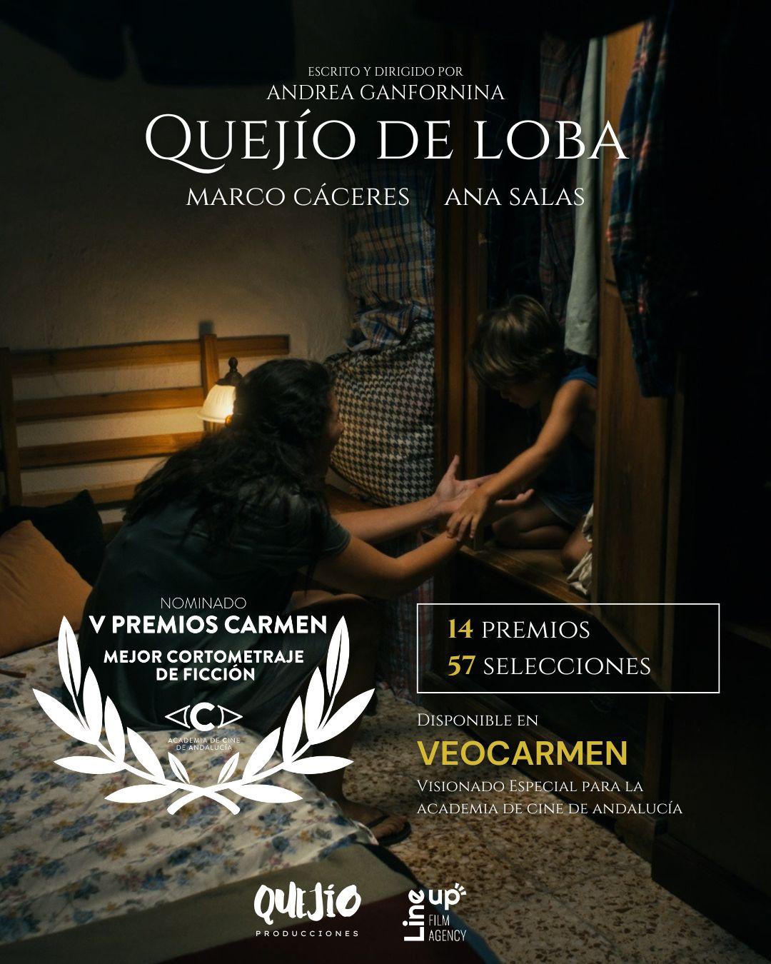 El corto 'Quejío de Loba', rodado en Jerez, entre los cuatro nominados a los Premios Carmen del Cine Andaluz