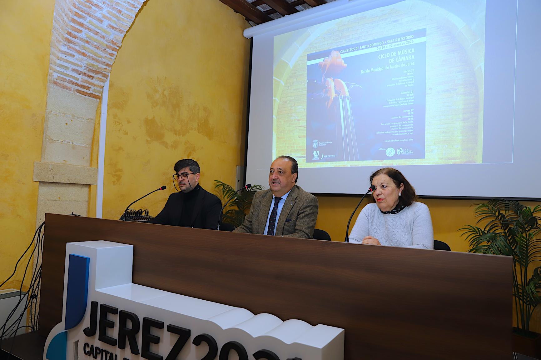 Presentada la primera edición del Ciclo de Música de Cámara de la Banda Municipal de Jerez