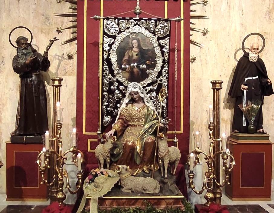 Días de besamanos a la Divina Pastora, en Capuchinos 