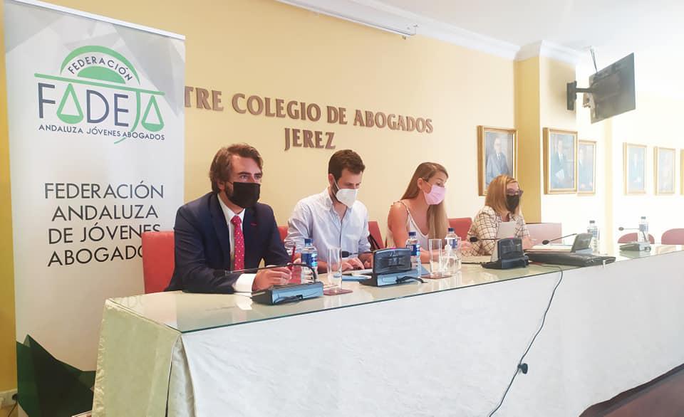 Pleno de los jóvenes abogados andaluces en el Colegio de Abogados de Jerez