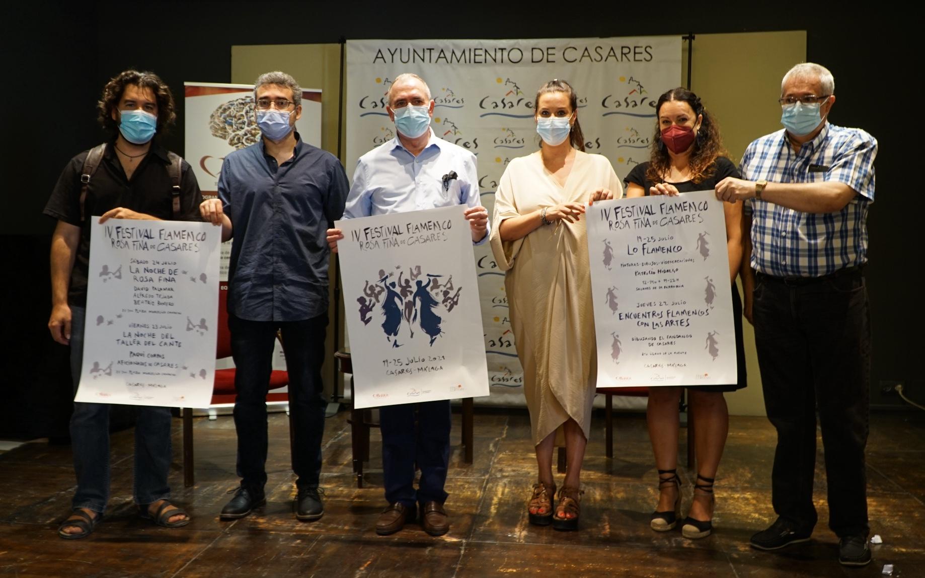 Casares une lo jondo y las artes plásticas en el IV Festival Flamenco Rosa Fina