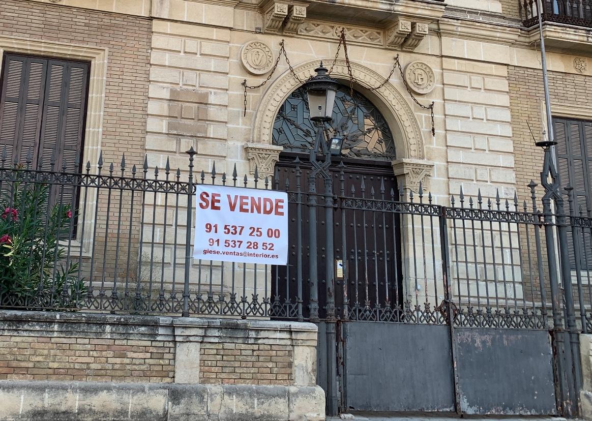 El Ministerio del Interior pone en venta el Palacio de los Condes de Puerto Hermoso de Jerez