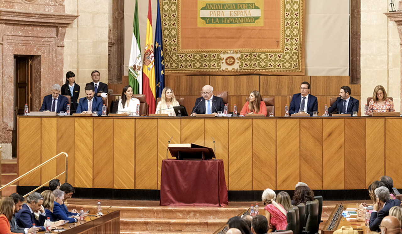 Andalucía inicia su XII Legislatura con la constitución del Parlamento