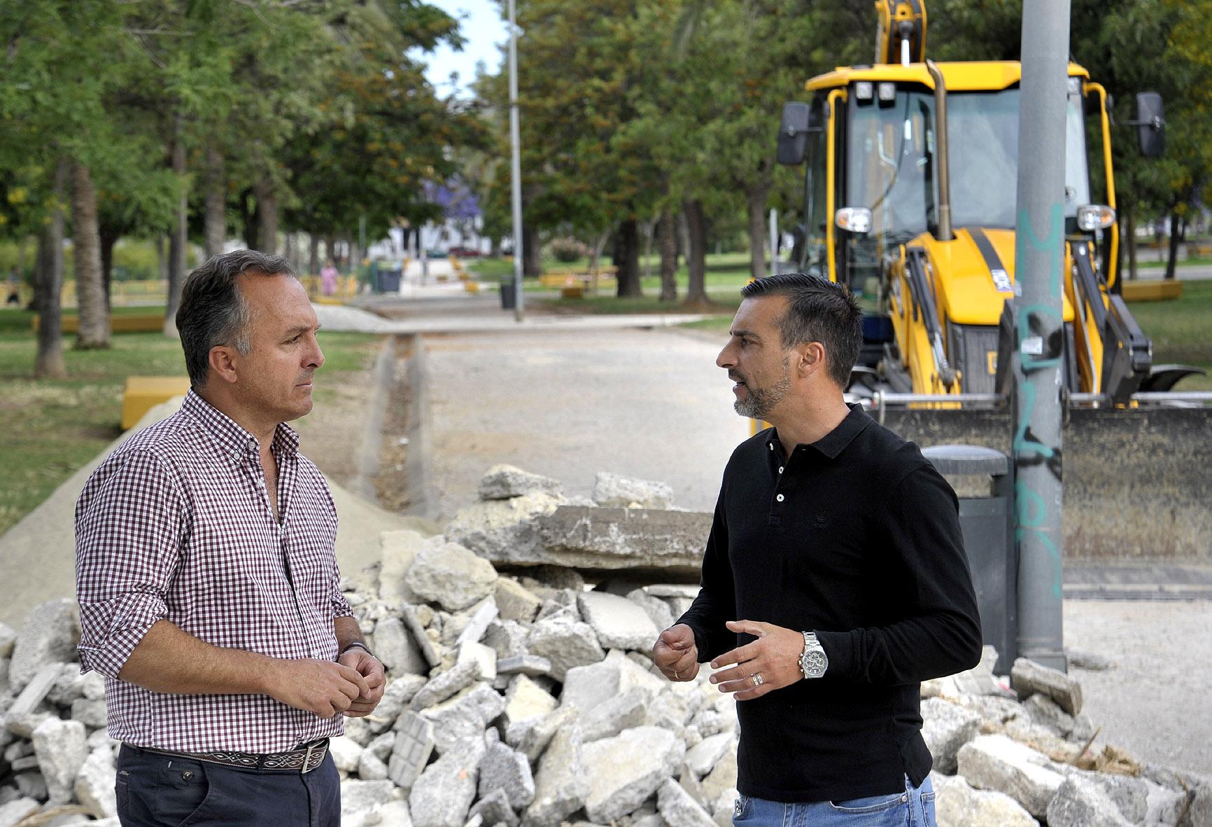 El Ayuntamiento frena el asfaltado de senderos en el Parque de La Sed proyectado por el anterior Gobierno local del PSOE