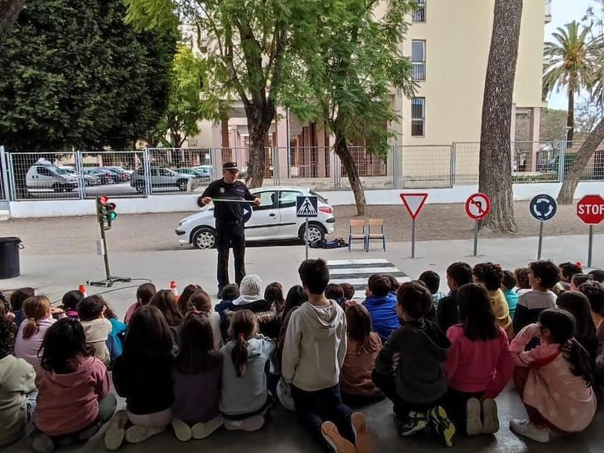La Campaña de Educación Vial alcanza en Jerez a 42 centros educativos y 3.856 alumnos