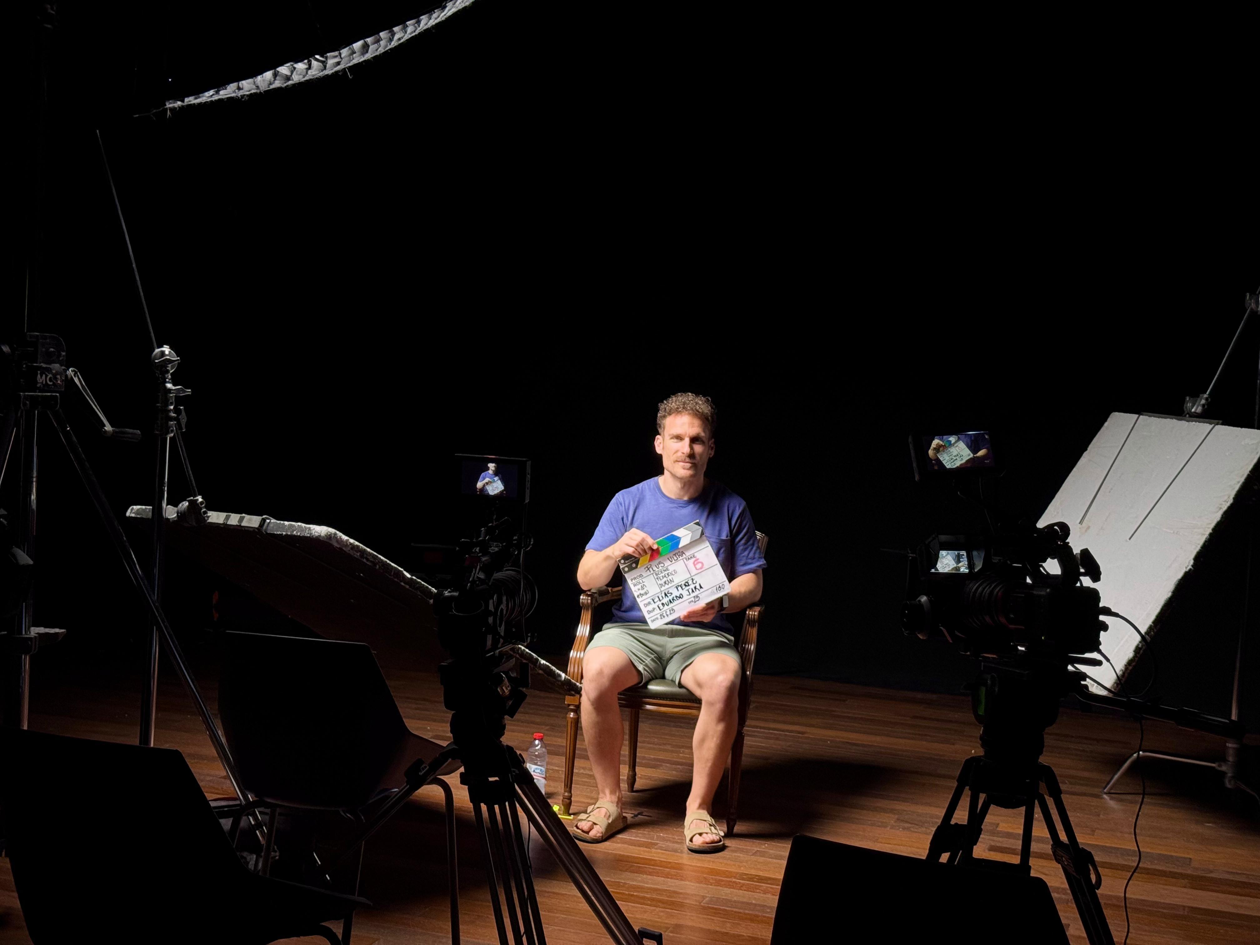 Jerez Film Office colabora en la grabación del documental 'Plus Ultra', debut del cineasta Elías Pérez 