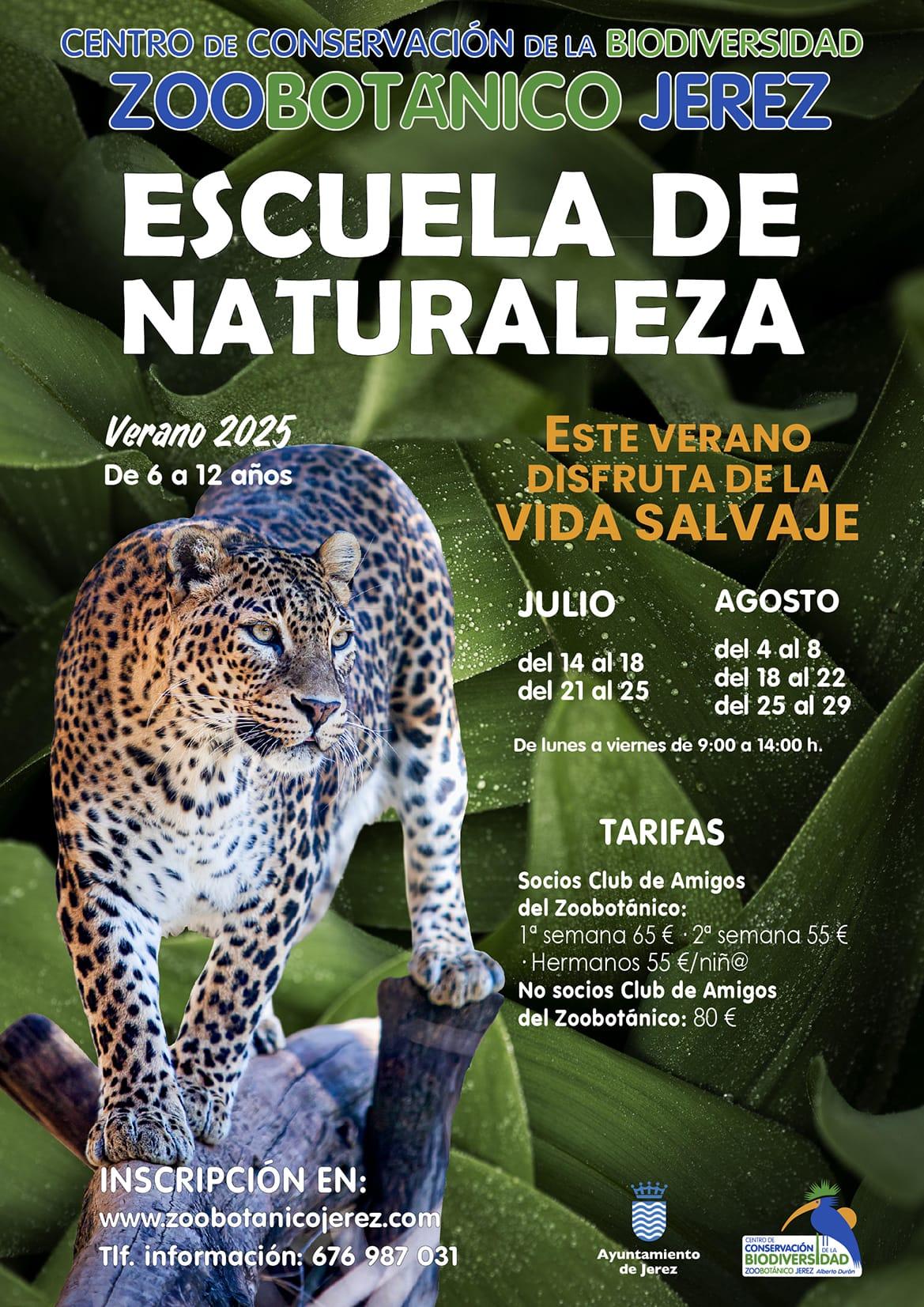 La Escuela de Naturaleza vuelve al Zoobotánico de Jerez el 14 de julio