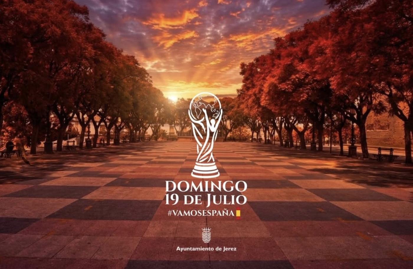 Jerez contará con una pantalla gigante de casi ocho metros en la Alameda Vieja para ver la final del Mundial de Fútbol