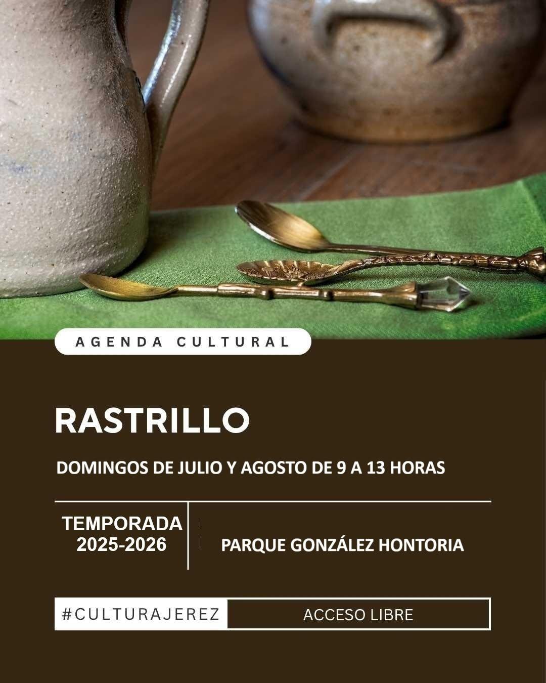 El Rastro de Jerez vuelve al Parque González Hontoria en horario de mañana durante julio y agosto
