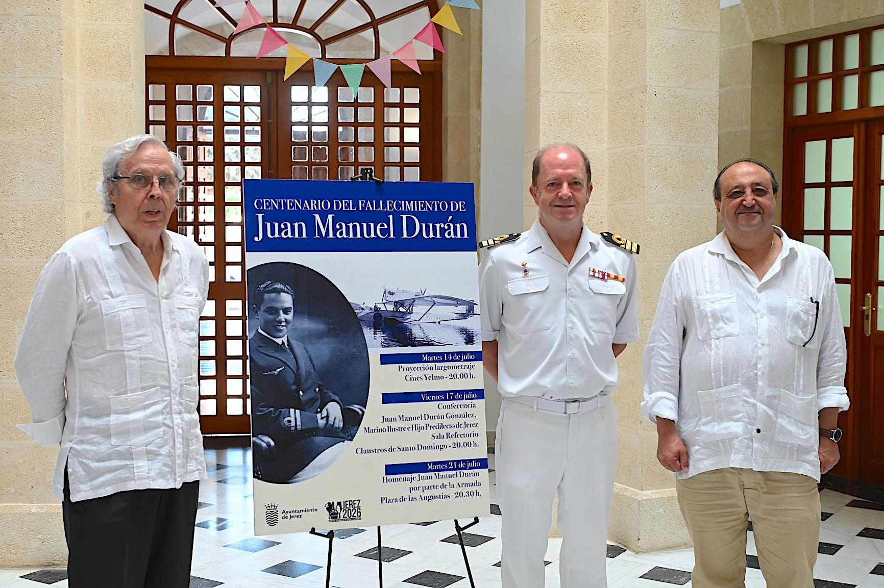 Jerez conmemora con un ciclo cultural el centenario del fallecimiento del aviador Juan Manuel Durán