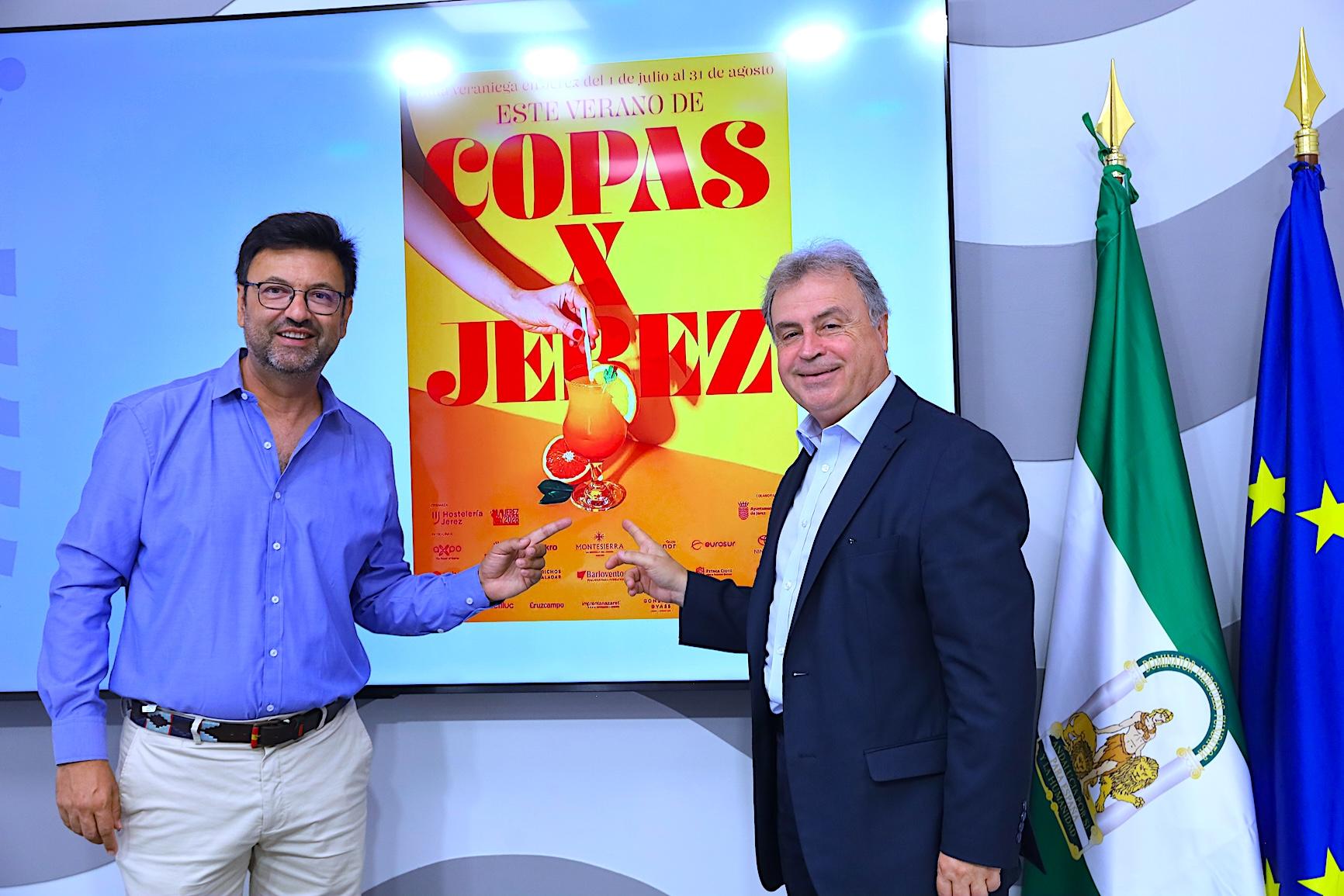 Hostelería Jerez organiza la ruta 'Este verano, de Copas X Jerez' los meses de julio y agosto