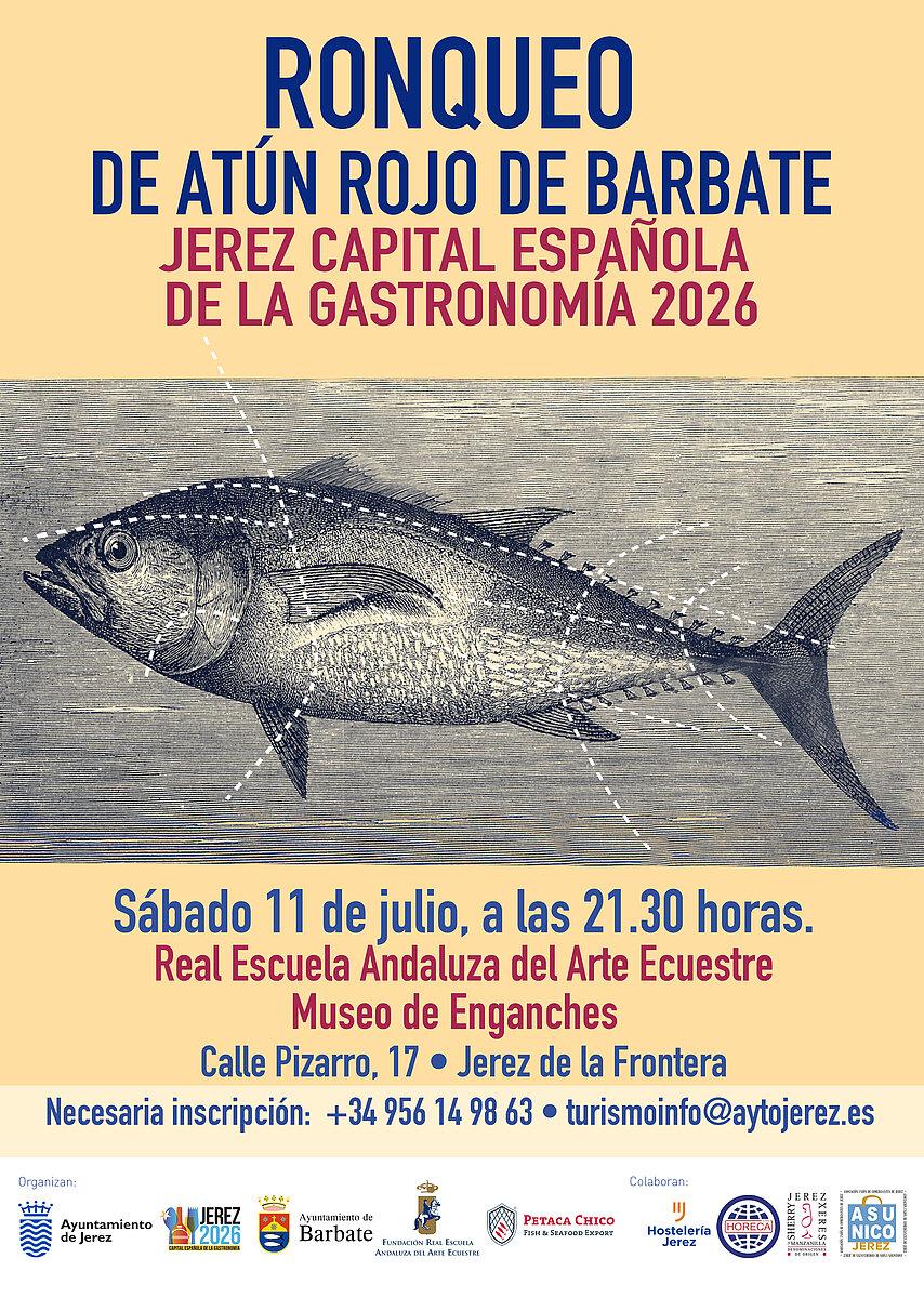 El atún vuelve a ser protagonista de la Capitalidad Gastronómica de Jerez con un ronqueo en el Museo de Enganches