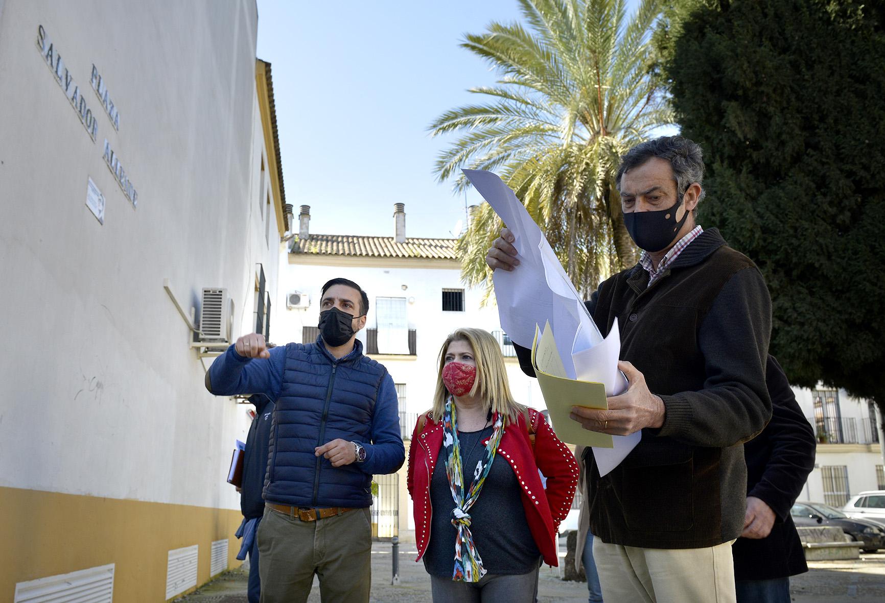 El Ayuntamiento recolocará adoquines de Corredera y Esteve en la plaza Salvador Allende en una intervención de más de medio millón de euros