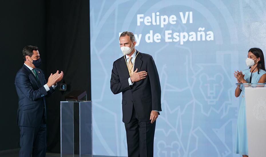 Andalucía distingue la cercanía y el compromiso de Felipe VI