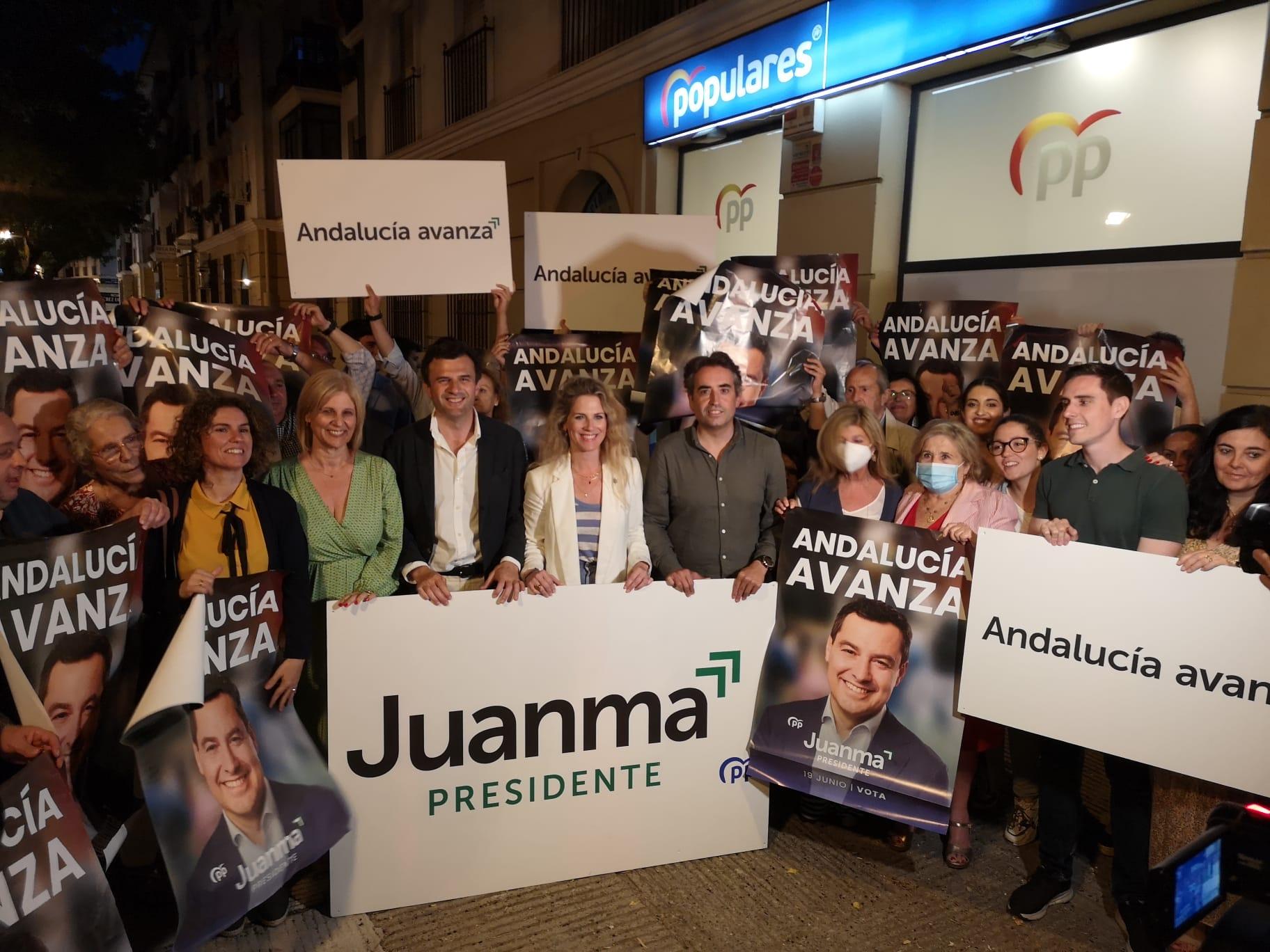 El PP pide a los jerezanos volver a apostar por Juanma Moreno