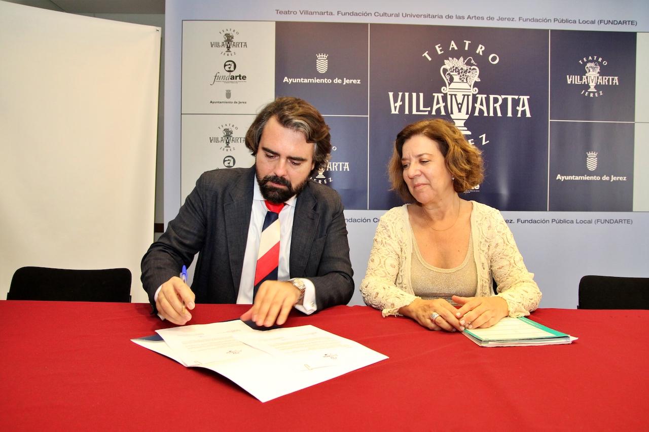 Rotary Jerez Internacional y el Villamarta firman un convenio