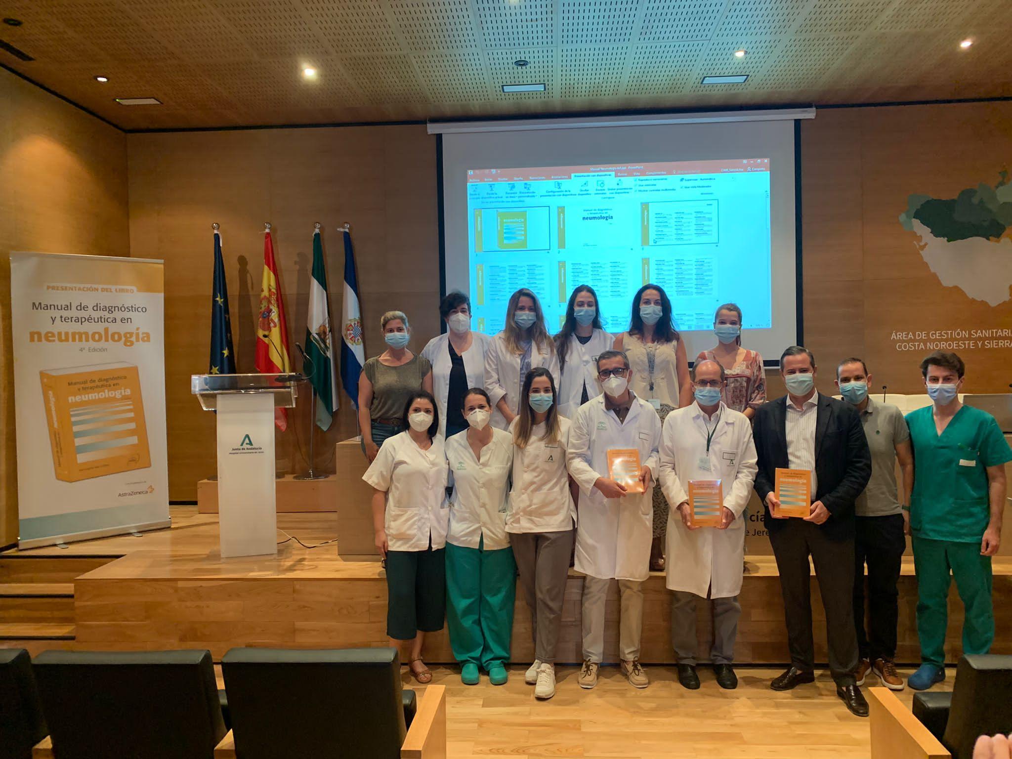 El Hospital de Jerez lidera la publicación de un manual con más de 160 autores sobre diagnóstico y tratamiento en Neumología