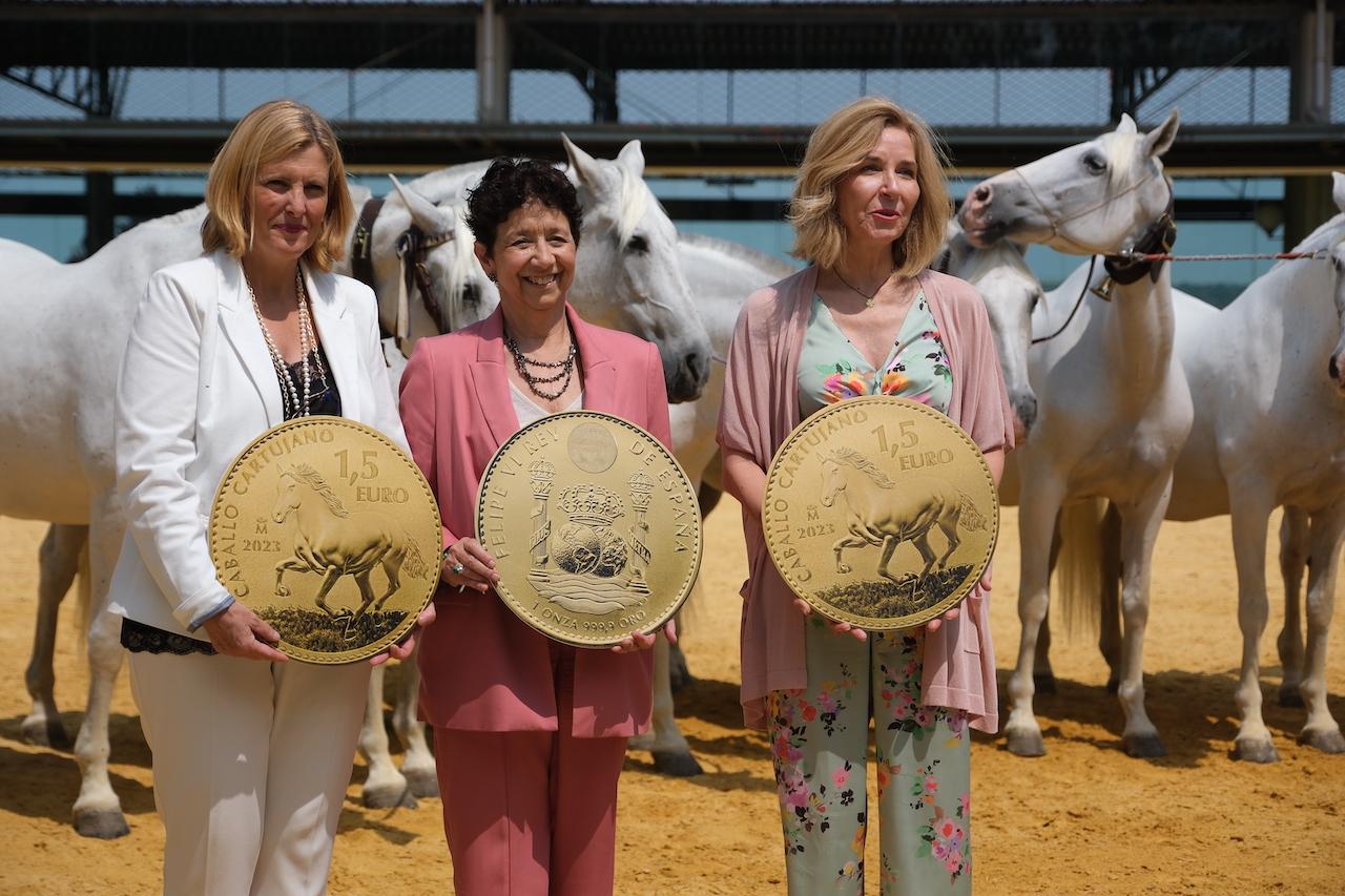 La FNMT dedica su Moneda Bullion de 2023 al Caballo Cartujano