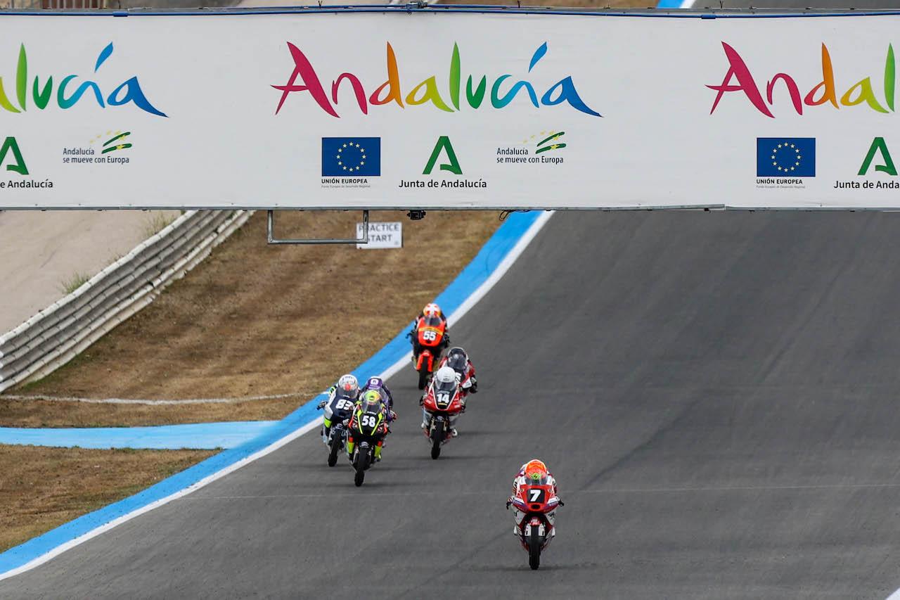 Los pilotos españoles copan las poles de la 3ª prueba del Finetwork FIM JuniorGP en Jerez