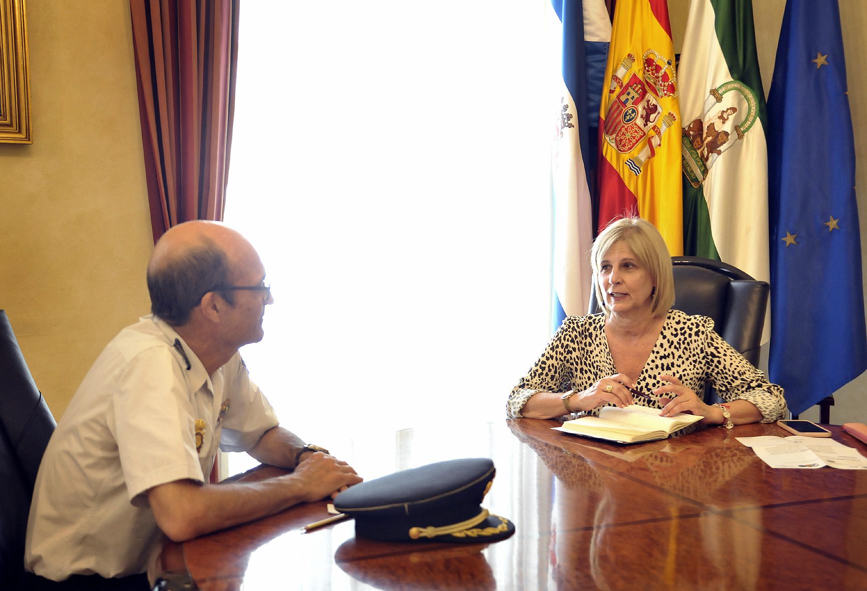 Ayuntamiento y Policía Nacional abordan la situación de seguridad en Jerez