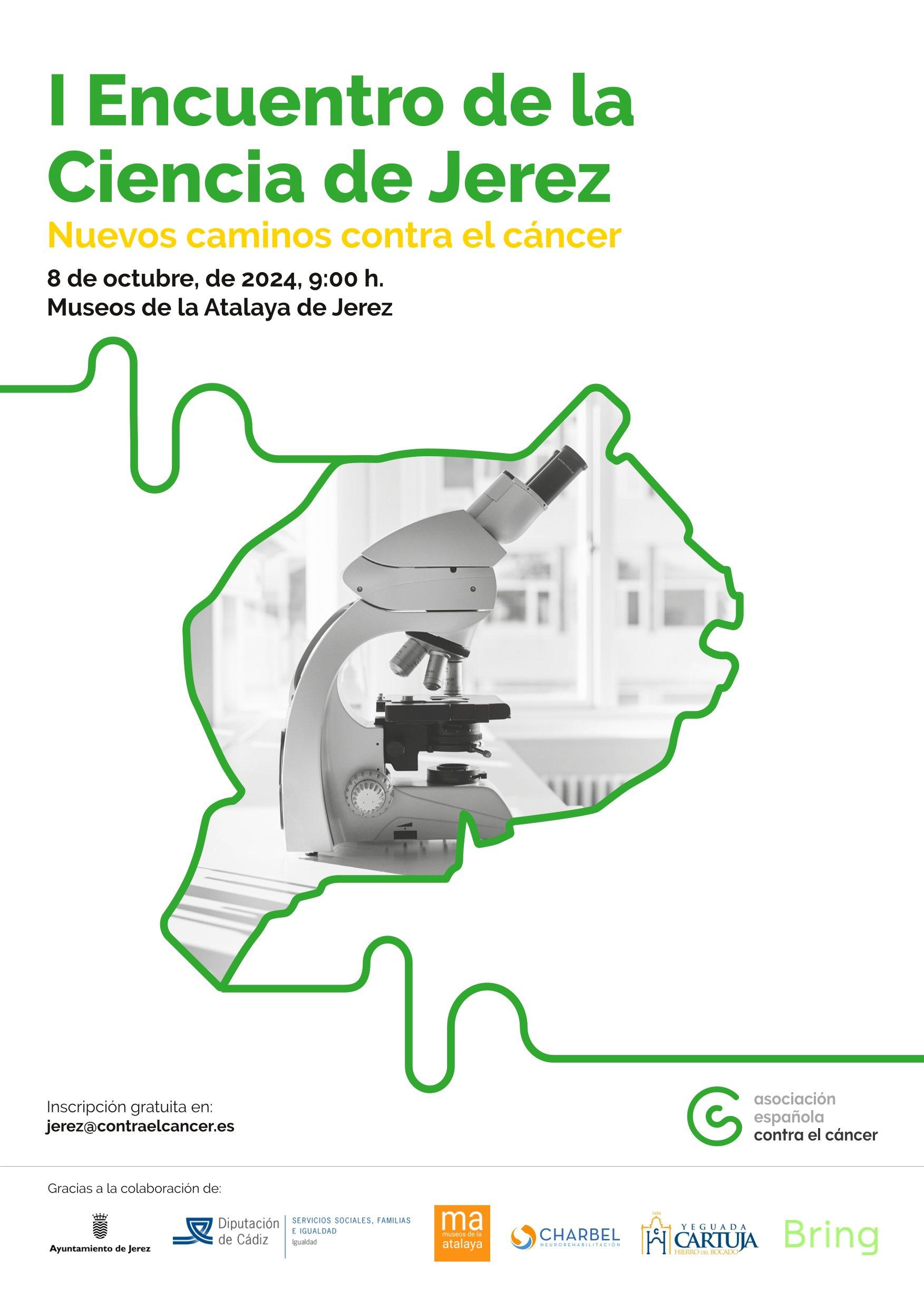 La AECC celebra el I Encuentro de la Ciencia de Jerez el próximo mes de octubre