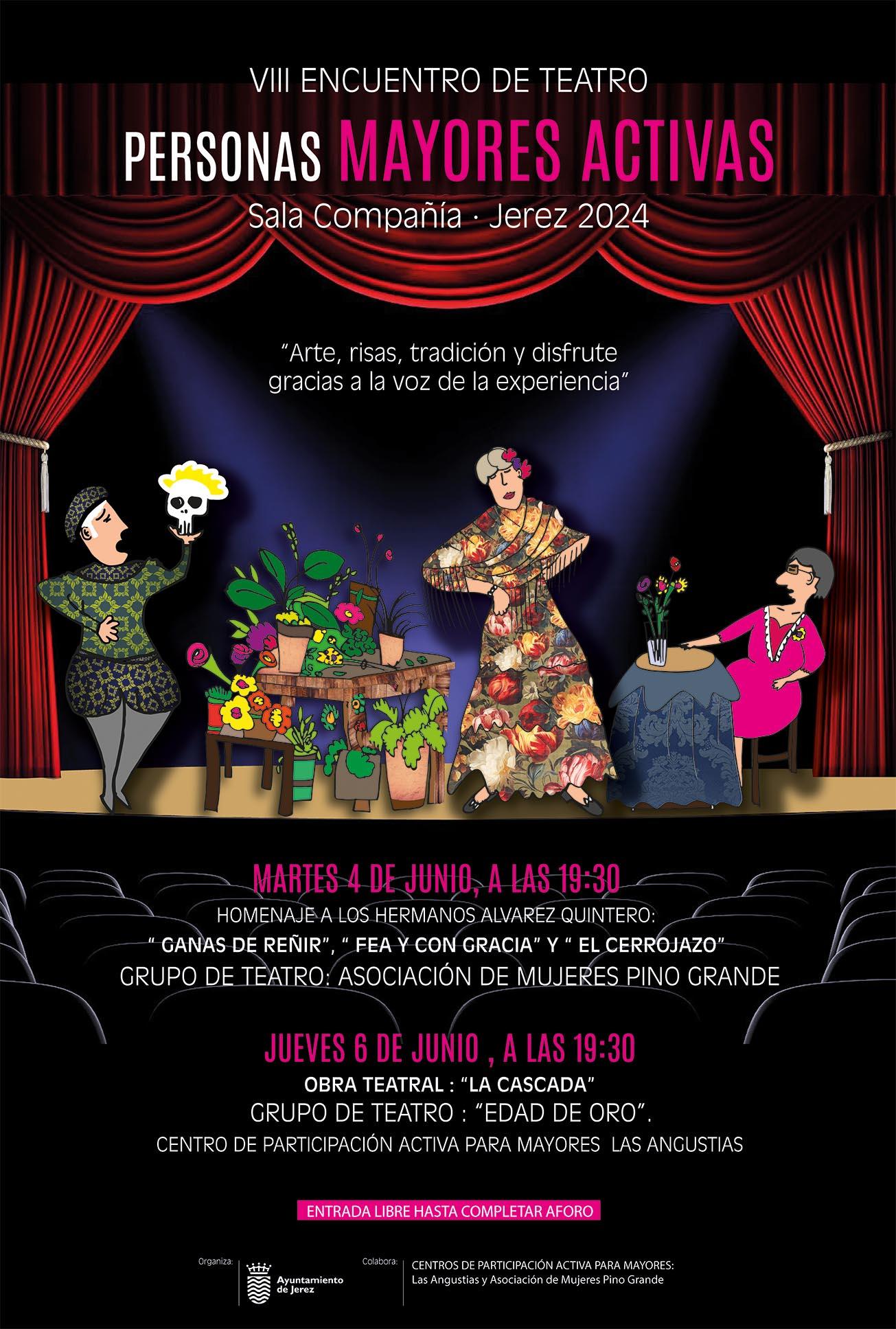 El VIII Encuentro de Teatro Personas Mayores Activas llega a Sala Compañía de Jerez la próxima semana