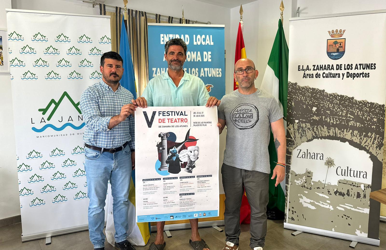 Presentado el V Festival de Teatro de la vecina localidad de Zahara de los Atunes