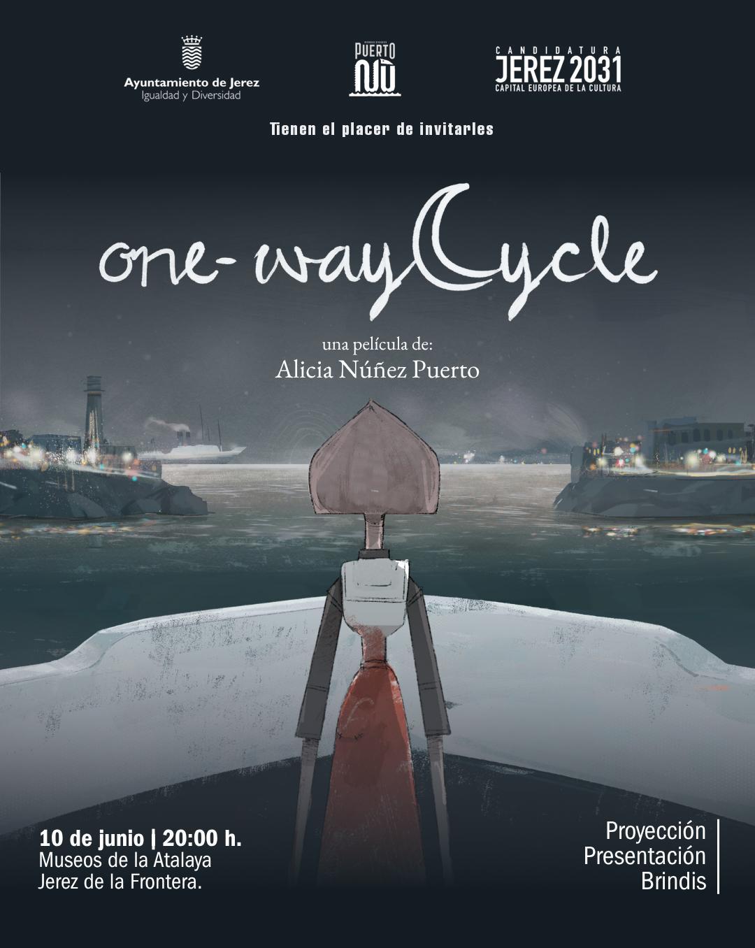 La Atalaya acoge la presentación en Jerez del cortometraje 'One Way Cicle' de Alicia Núñez Puerto