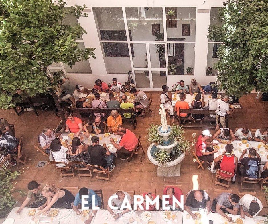 Nuevo almuerzo solidario en El Carmen