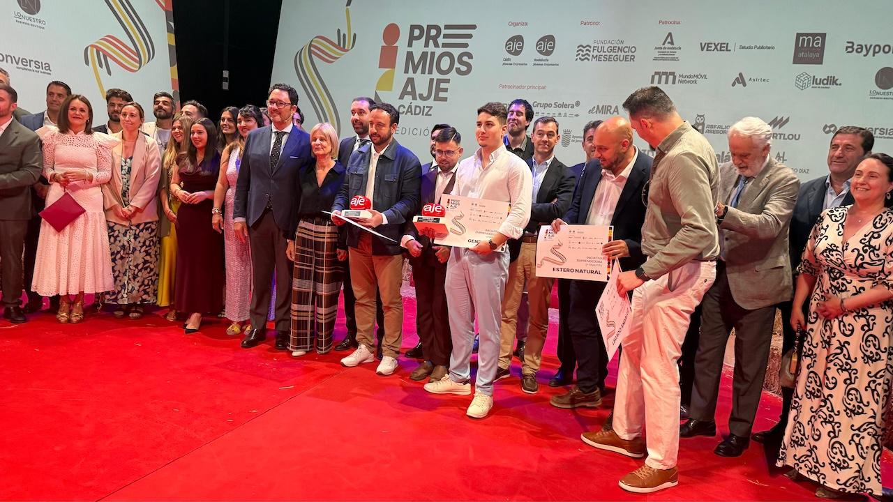 El jerezano Marcos Luque, fundador de Genda Job, gana el Premio AJE Cádiz 2026 a la Iniciativa Emprendedora