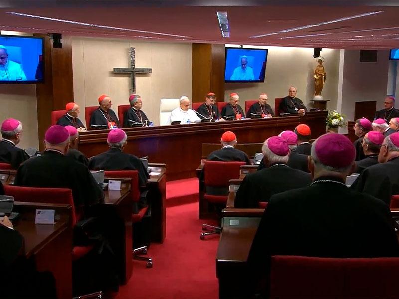 El Papa, en la Conferencia Episcopal