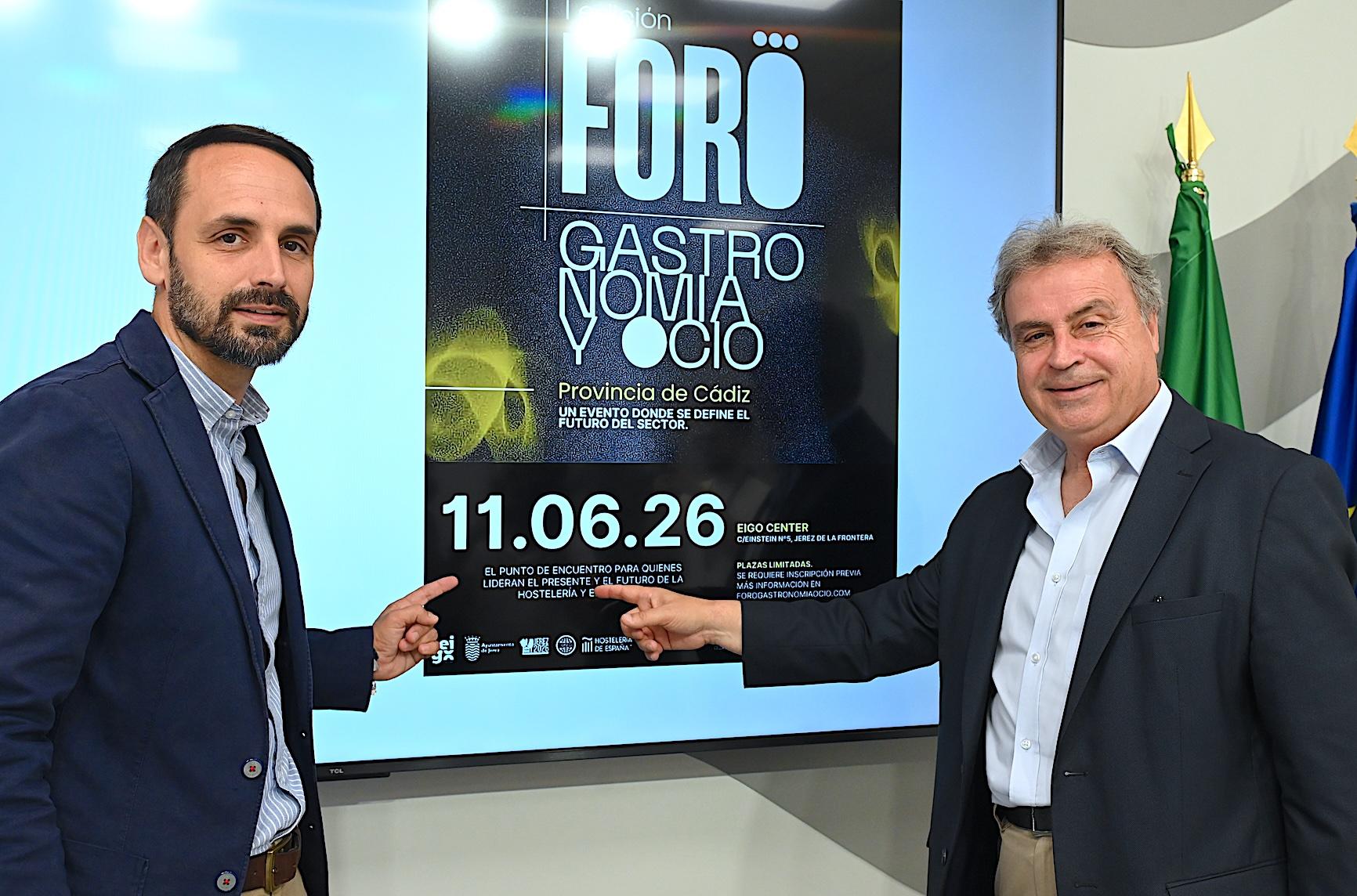 Jerez acogerá el I Foro de Gastronomía para debatir sobre el futuro del turismo y la hostelería